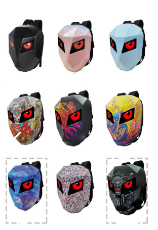Mochila Con Ojos Para Moto – Alta Visibilidad Nocturna